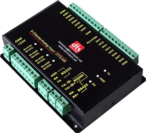 DTS-AI8 Analog Input / Output Card
